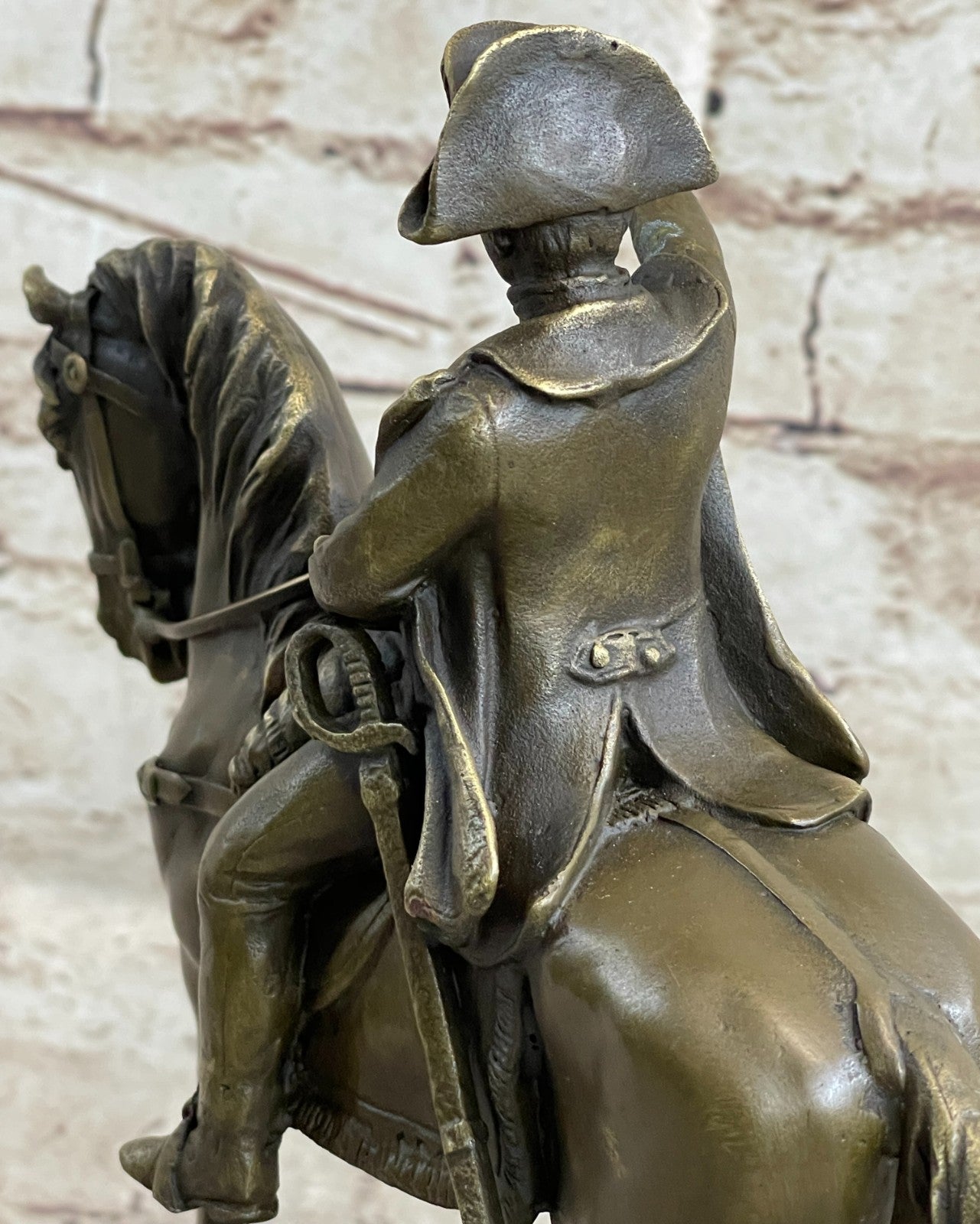 Hand Made Detailed Aldo Vitaleh French Artist Bronze Sculpture Classic Artwork
