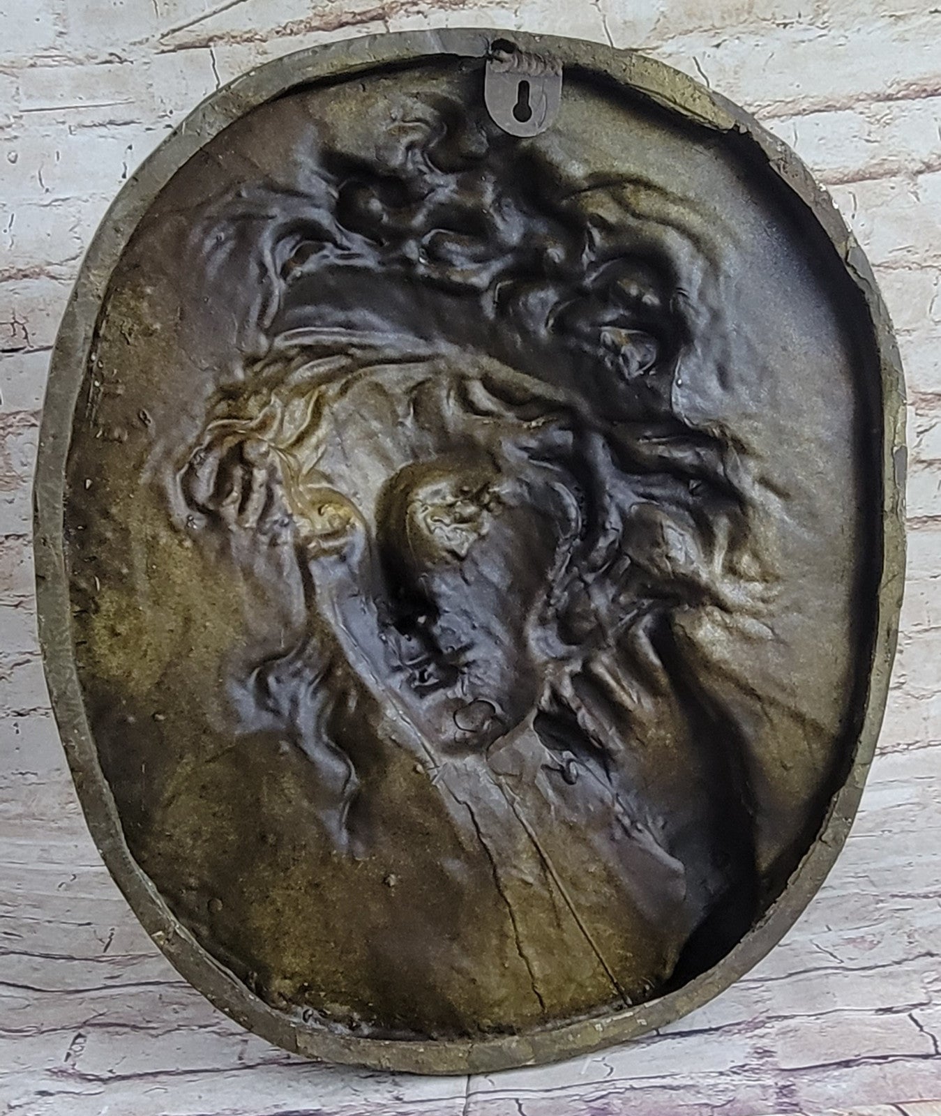 Bronze Sculpture Hand Made Wallmount Bas Relief Museum quality Artwork Statue