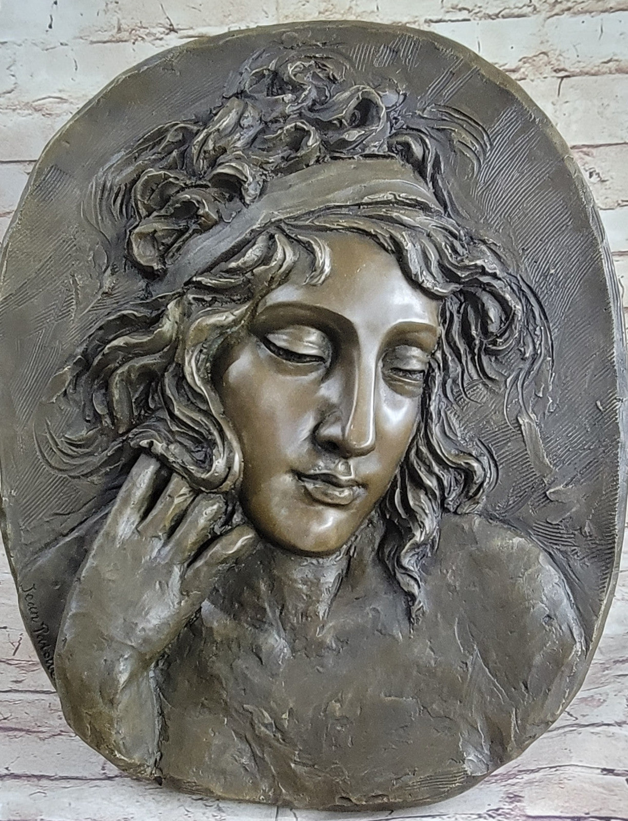 Bronze Sculpture Hand Made Wallmount Bas Relief Museum quality Artwork Statue