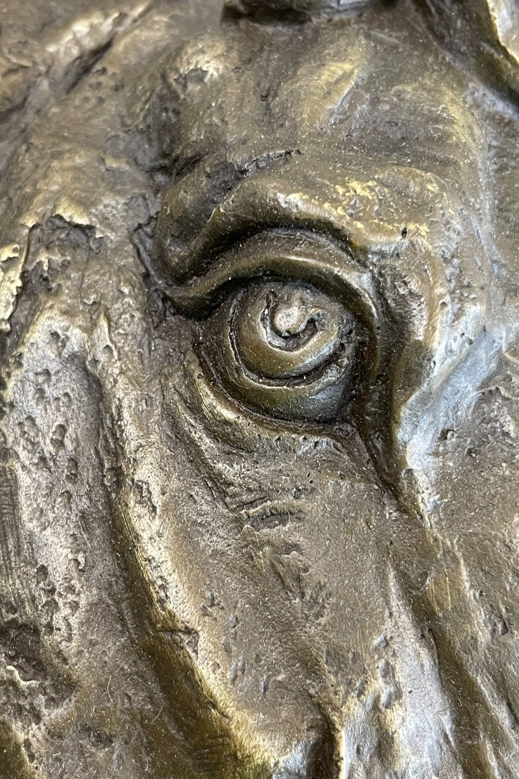 Handcrafted bronze sculpture SALE Head Horse Bust Unique Barye Signed Artwork