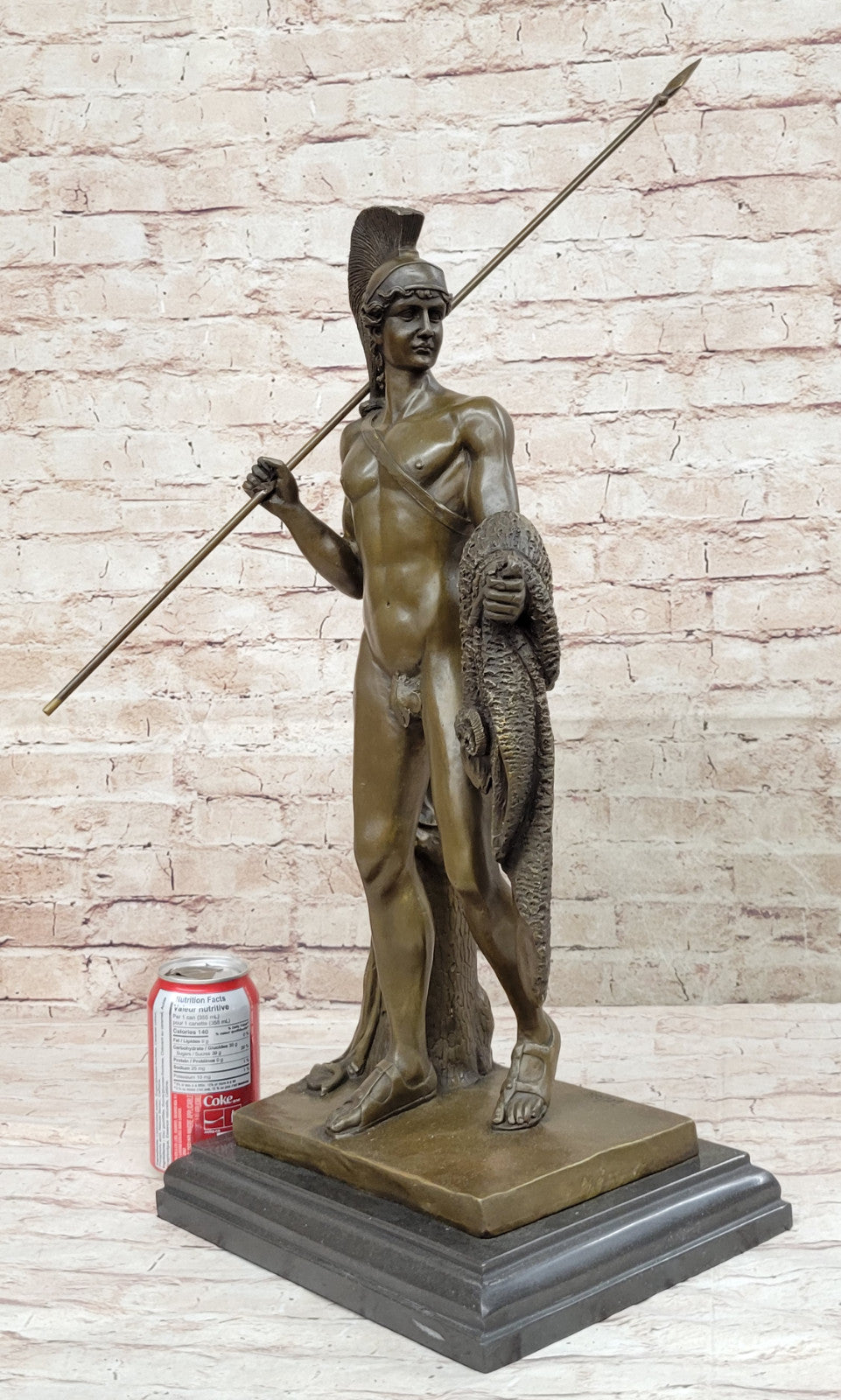 Classic Heroic Figure: Jason and the Golden Fleece Bronze Statue - Lost Wax Method