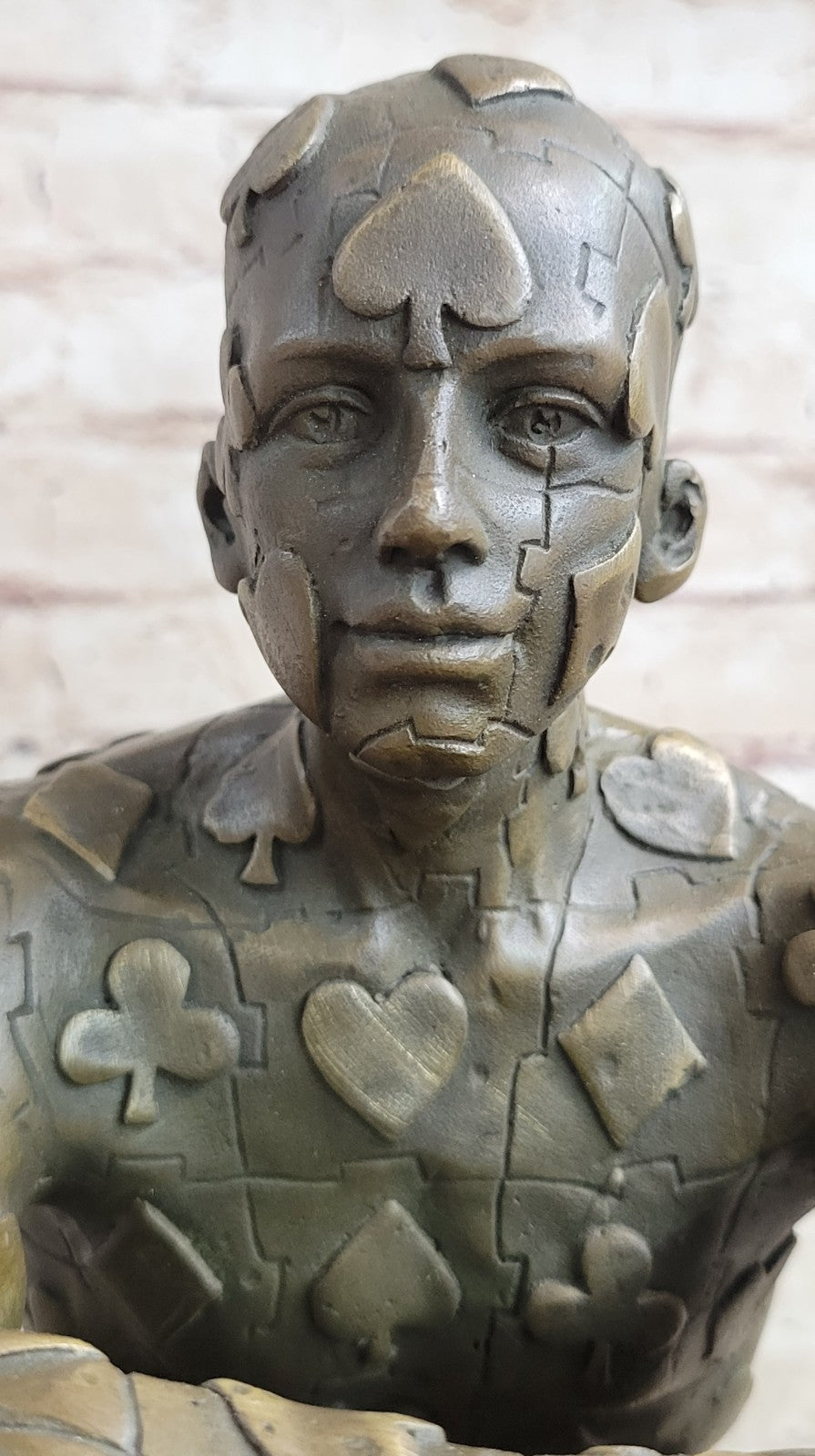 Salvador Dali Nude Sitting Male Bronze Sculpture Figurine Figure Decor