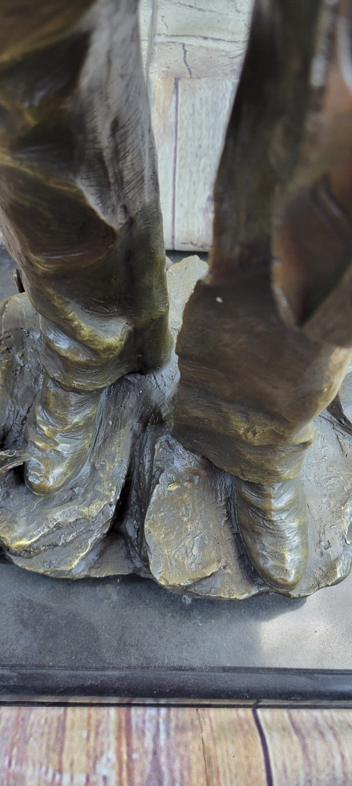 74 LBS Extra Large Cowboy Western Old West Hollywood Memorabilia Bronze
