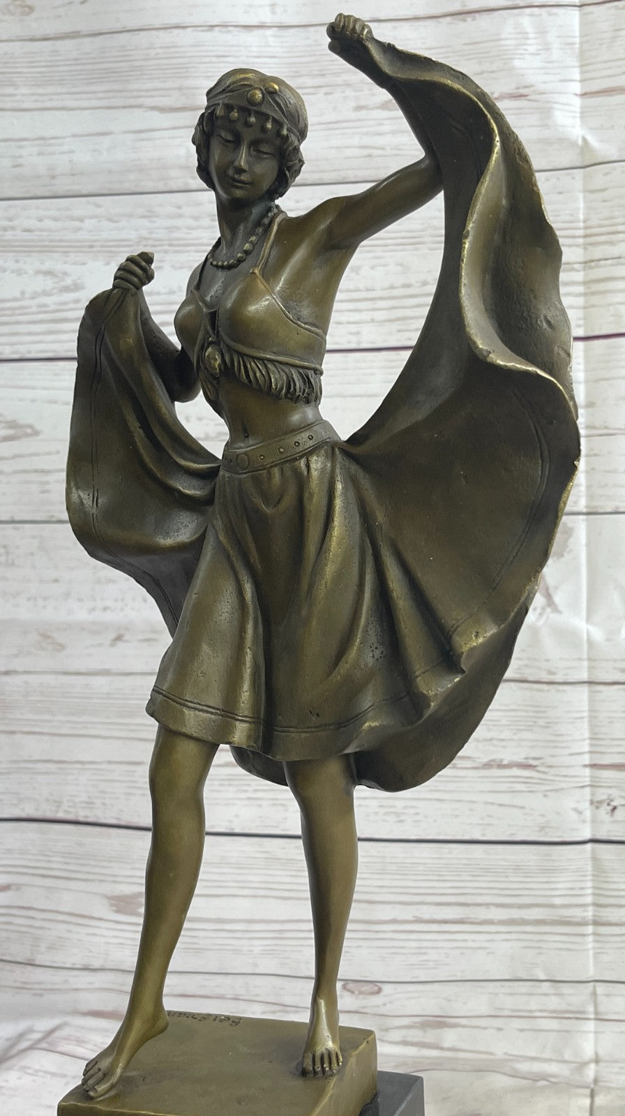 Orientalist Austrian Bergman Bronze Sculpture Handcrafted Naughty Statue Art