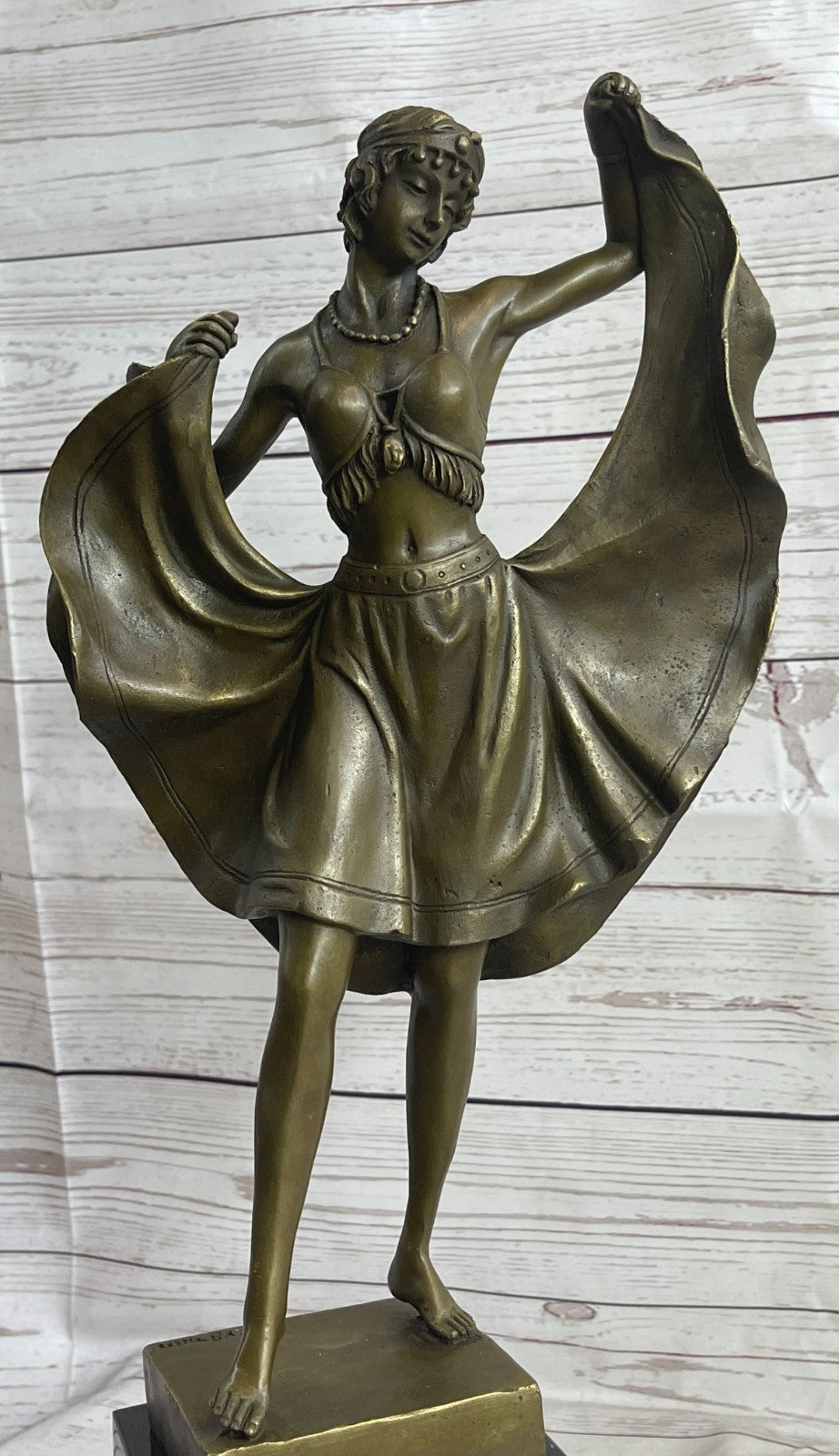 Orientalist Austrian Bergman Bronze Sculpture Handcrafted Naughty Statue Art
