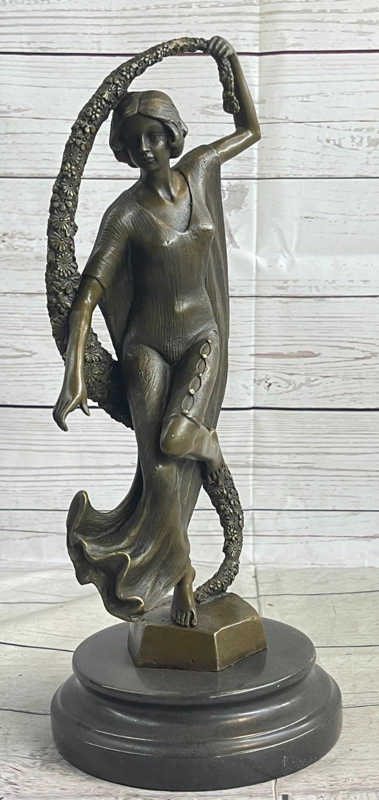 Art Deco Style by Guirande Flapper Dancer Hot Cast Detailed Bronze Figurine Sale