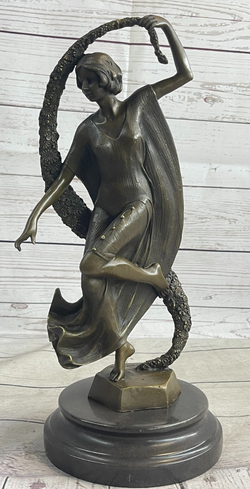 Art Deco Style by Guirande Flapper Dancer Hot Cast Detailed Bronze Figurine Sale
