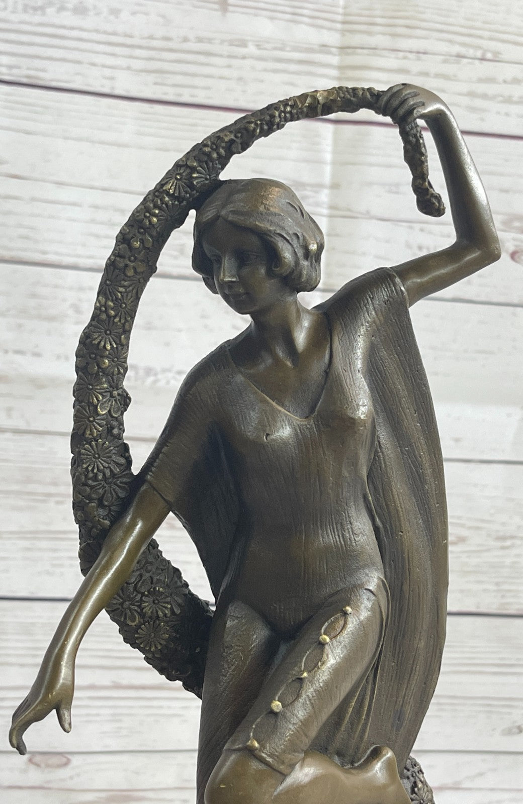 Art Deco Style by Guirande Flapper Dancer Hot Cast Detailed Bronze Figurine Sale