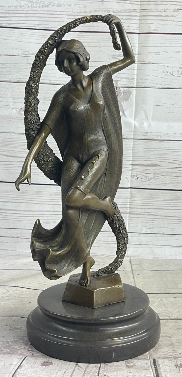Art Deco Style by Guirande Flapper Dancer Hot Cast Detailed Bronze Figurine Sale