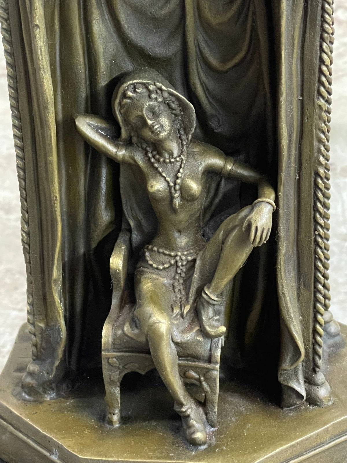 Art Deco Museum Quality by Bergman Bronze Sculpture Highly Detailed Statue Nude