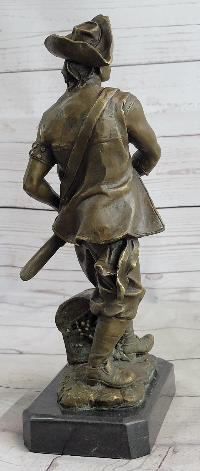 Signd Original Kamiko Ship Pirate Home Restaurant Casino Decor Bronze Sculpture