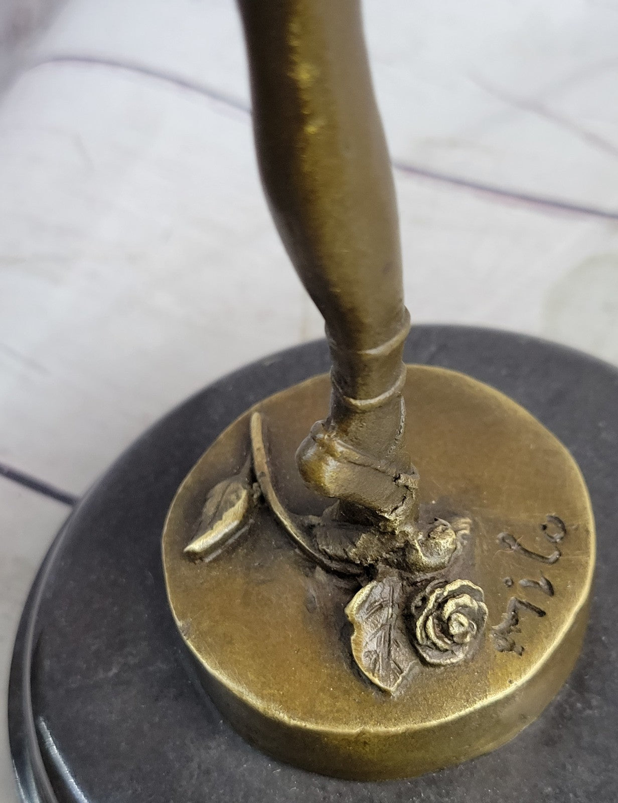 SWAN LAKE BALLERINA BRONZE SCULPTURE BY FRENCH ARTIST MILO HOT CAST FIGURINE SAL