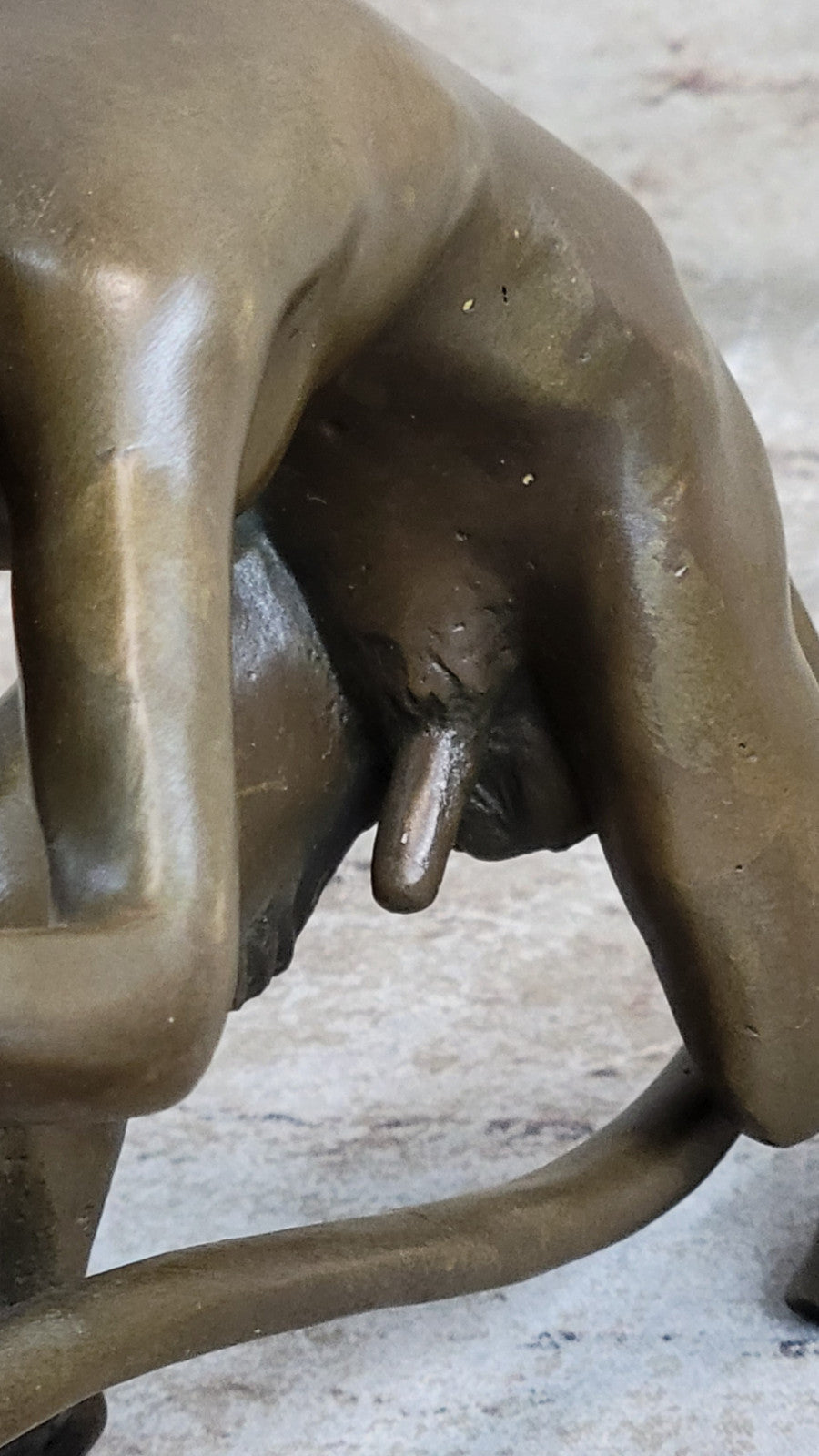 Male Satyr Vienna Figurine Handcrafted Bronze Art Sculpture Statue Figure Art