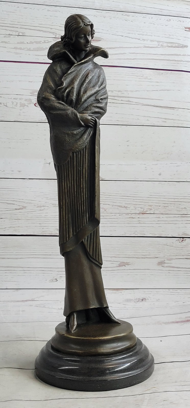 Handcrafted Hot Cast Sexy Model Cat Walk by French Artisan Jean Patoue Figure