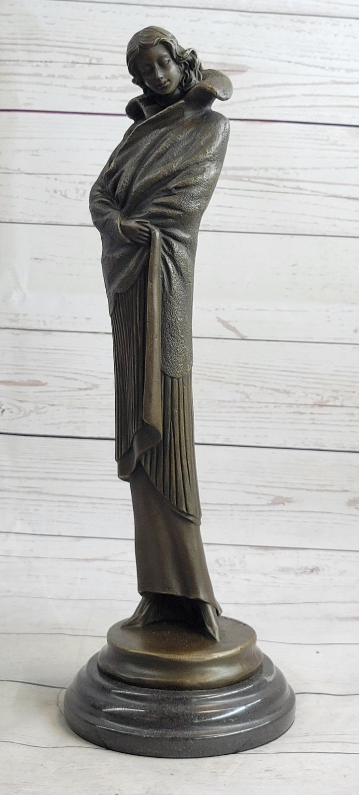 Handcrafted Hot Cast Sexy Model Cat Walk by French Artisan Jean Patoue Figure