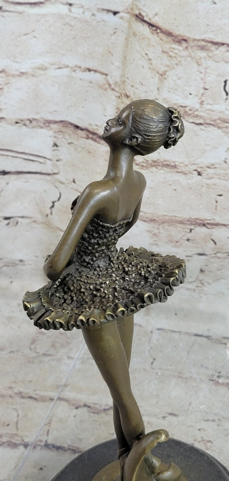 Cast Bronze Sculpture Ballerina Ballet Dancer Figurine Statue Hand Made Statue