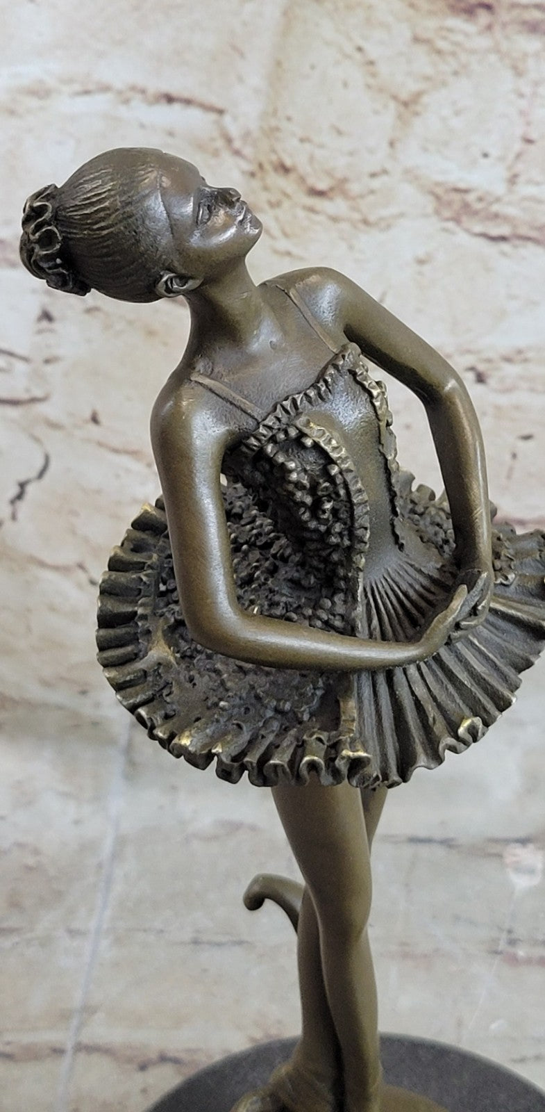 Cast Bronze Sculpture Ballerina Ballet Dancer Figurine Statue Hand Made Statue