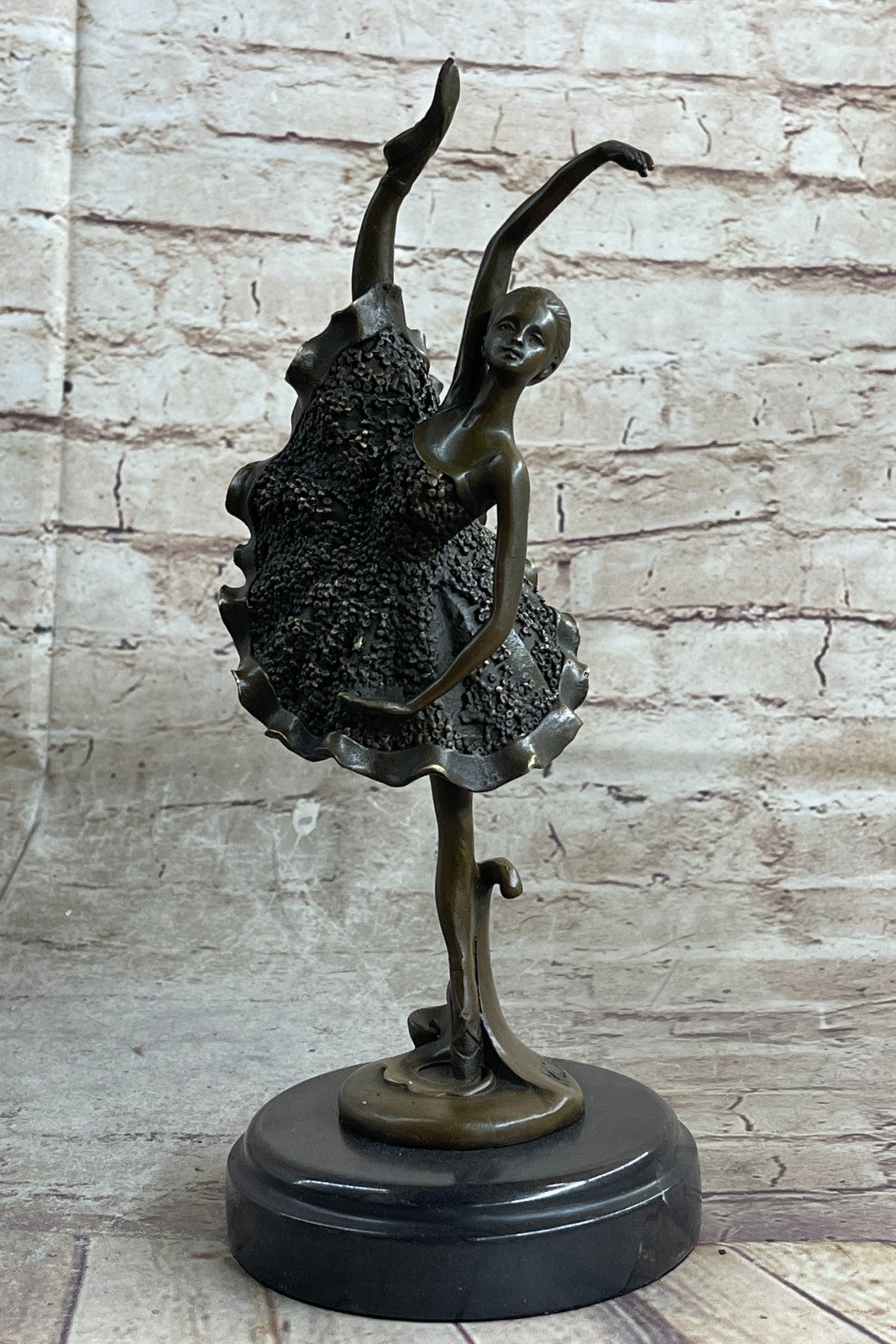 Handcrafted Signed Original ~Milo~ Prima Ballerina Bronze Sculpture Figurine