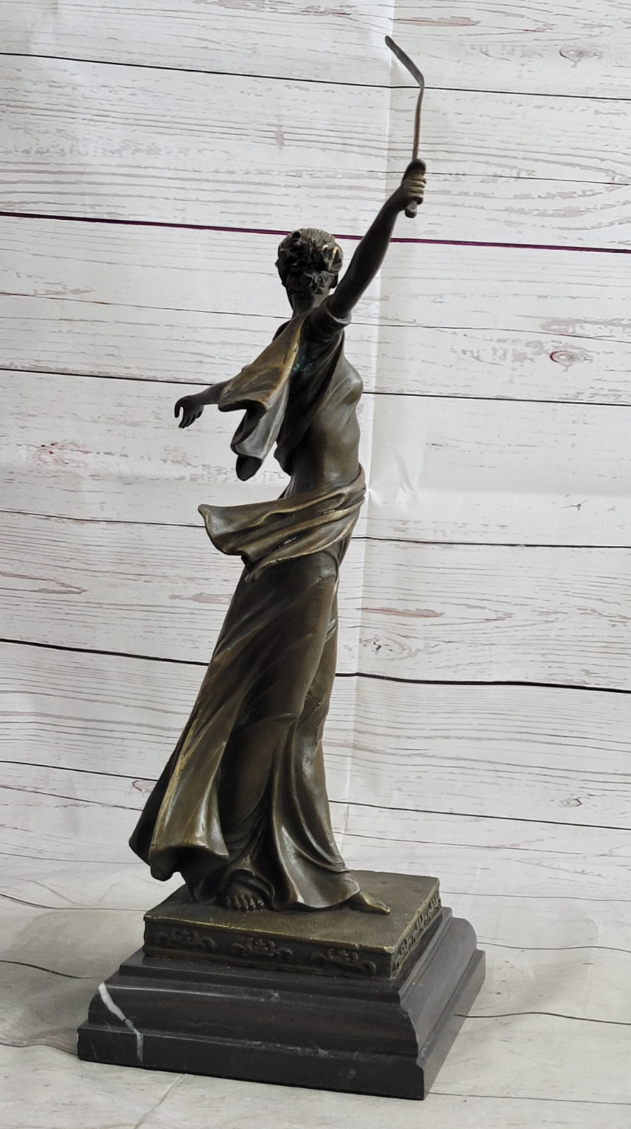 Athena Sensual Woman Grecian Goddess Classical Bronze Marble Statue Artwork Gift