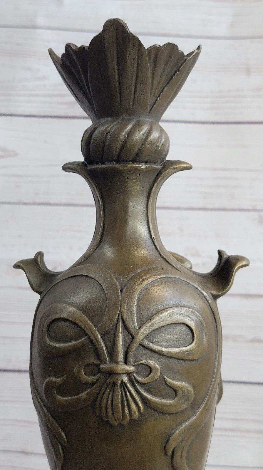 Vintage Art Nouveau Bronze Signed Cheret Nymph Goddess Statue Sculpture Gift