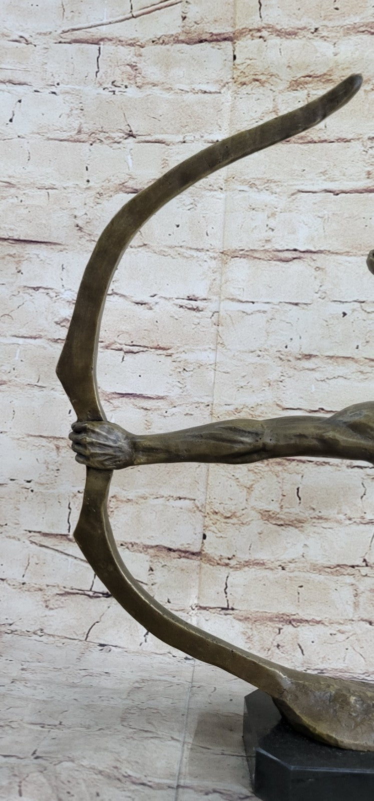 BRONZE MOHAWK CHIEF SCULPTURE STATUE ARROW BOW INDIAN CHIEF SCOUT WARRIOR SALE