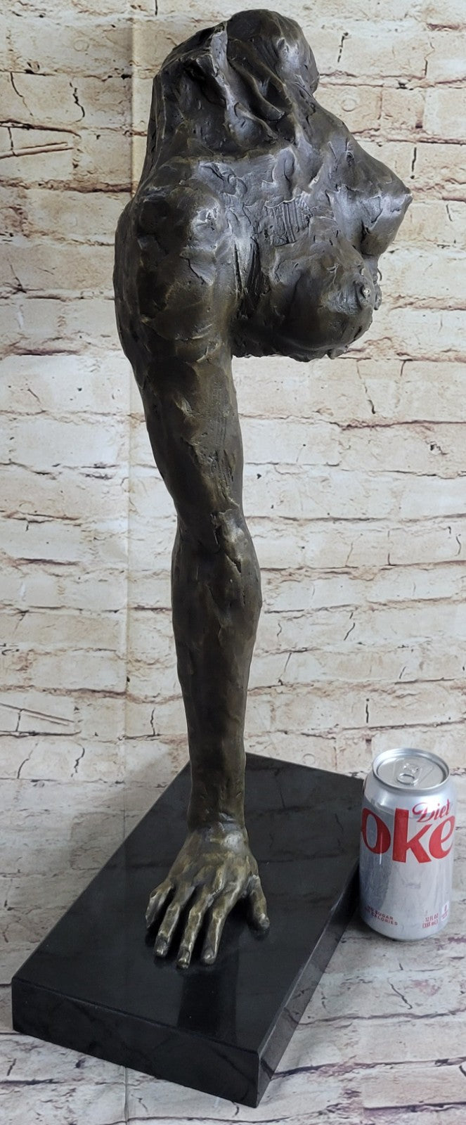 Modern Abstract Bronze Sculpture Female Woman Nude Hot Cast Extra Large Figurine