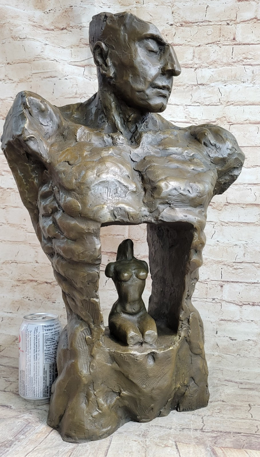 Abstract Creation of Life by American Mario Artist Nick Bronze Sculpture Decor