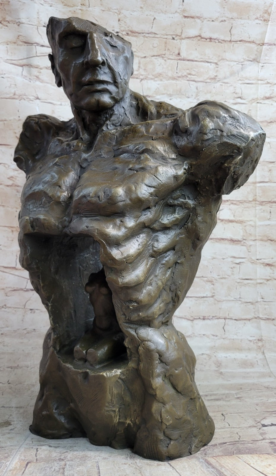 Abstract Creation of Life by American Mario Artist Nick Bronze Sculpture Decor