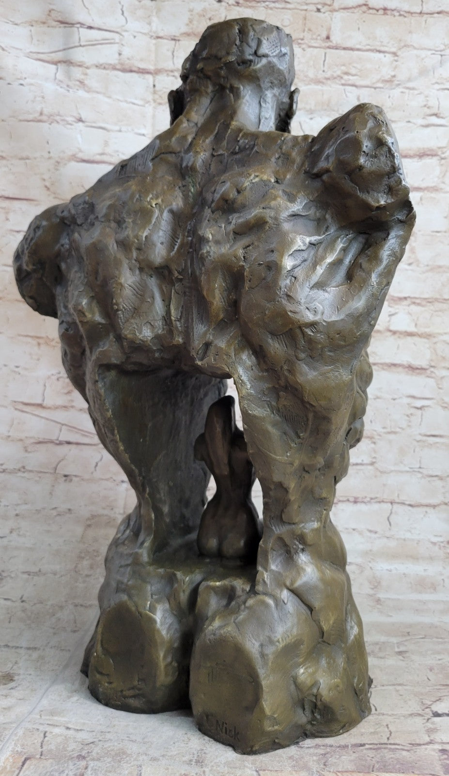 Abstract Creation of Life by American Mario Artist Nick Bronze Sculpture Decor