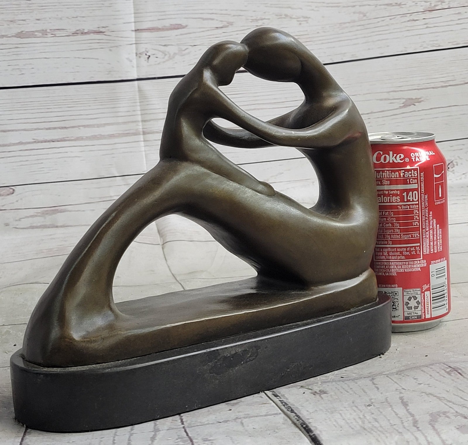 Milo`s Signed Original: Abstract Bronze Sculpture Celebrating Mother`s Love