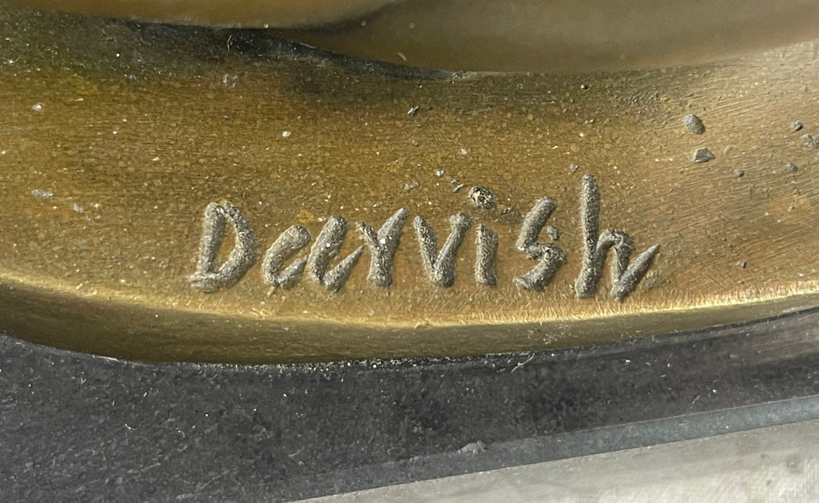 Expressive Female Form: Abstract Bronze Sculpture by Darvish Original Artwork Tribute