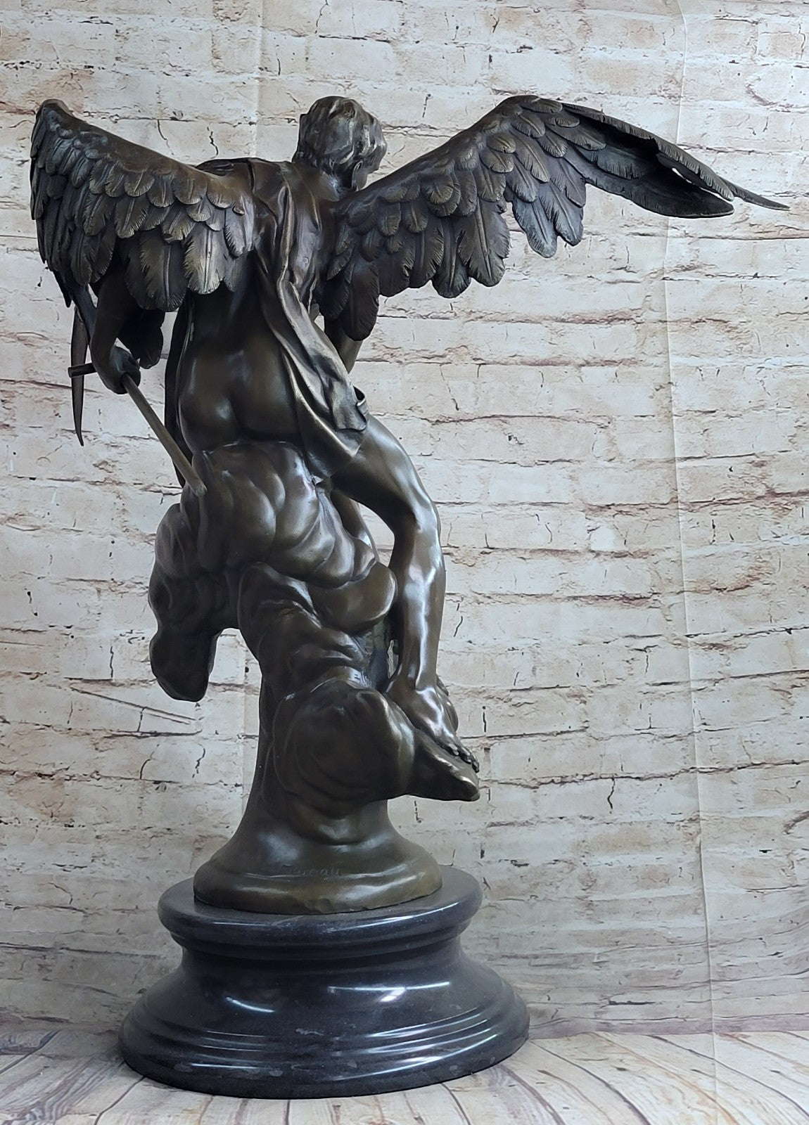 Custom Artwork GRIM REAPER Large Massive Figurine Sculpture -Genuine Bronze Art