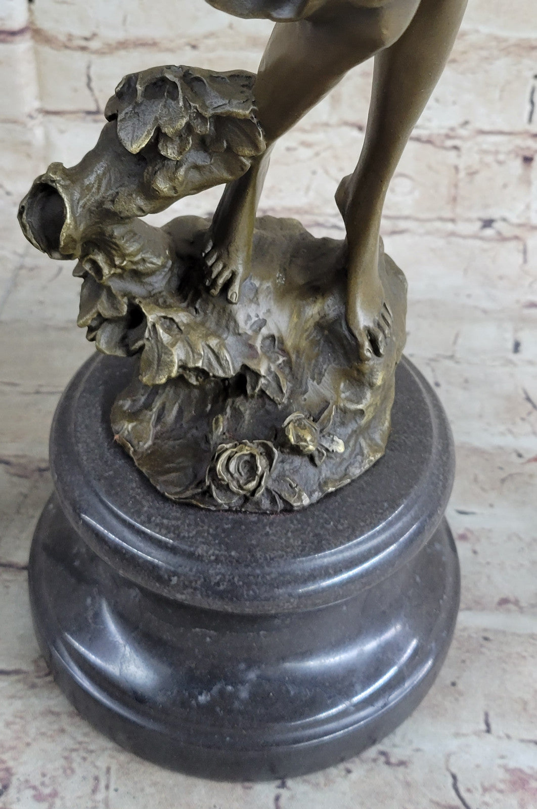 Large 19th Century French Bronze of Dancing Figures with Tambourine SALE