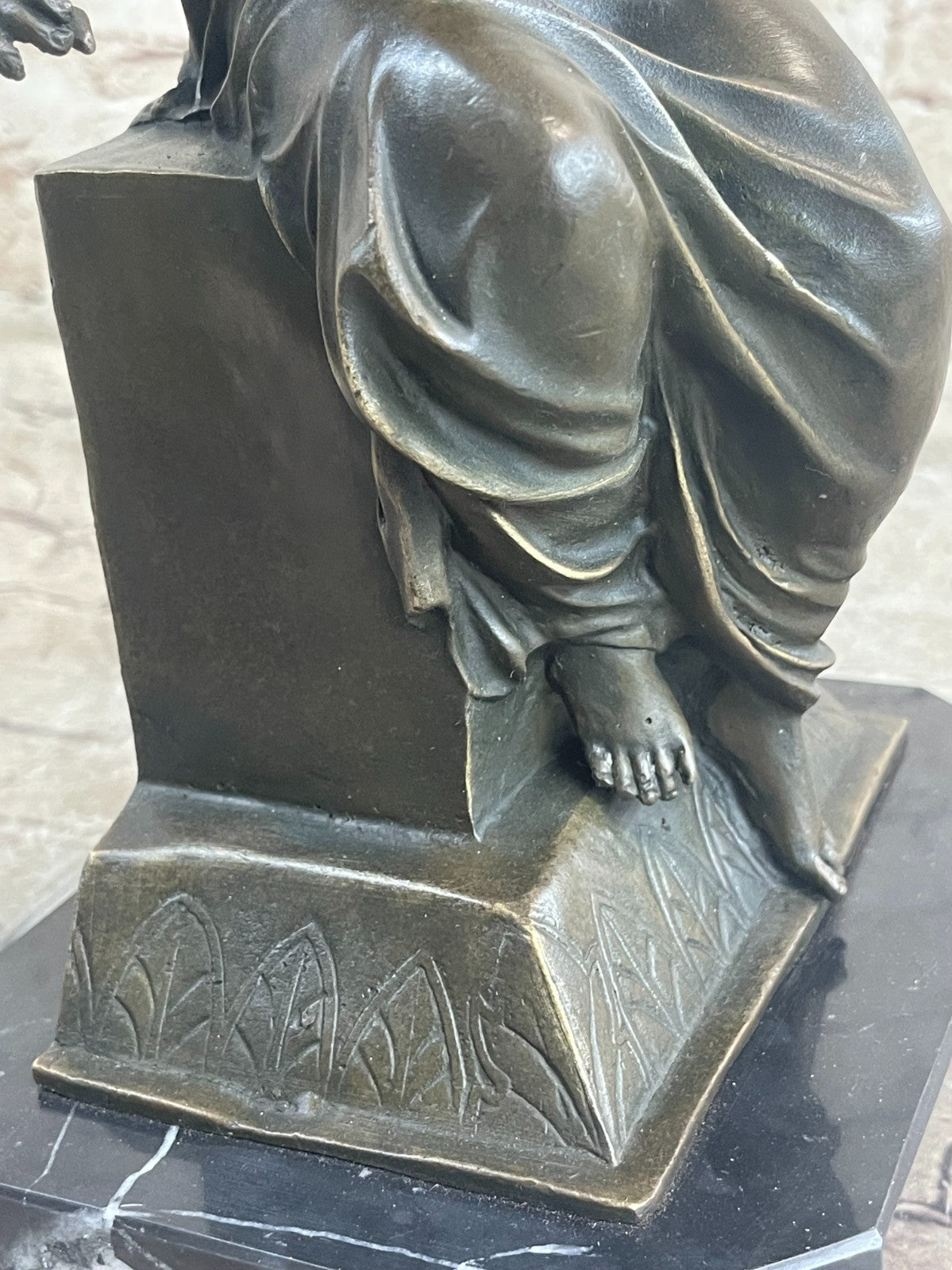 Handcrafted Genuine Bronze Gorgeous Woman Sculpture by Lost Wax Method Gift