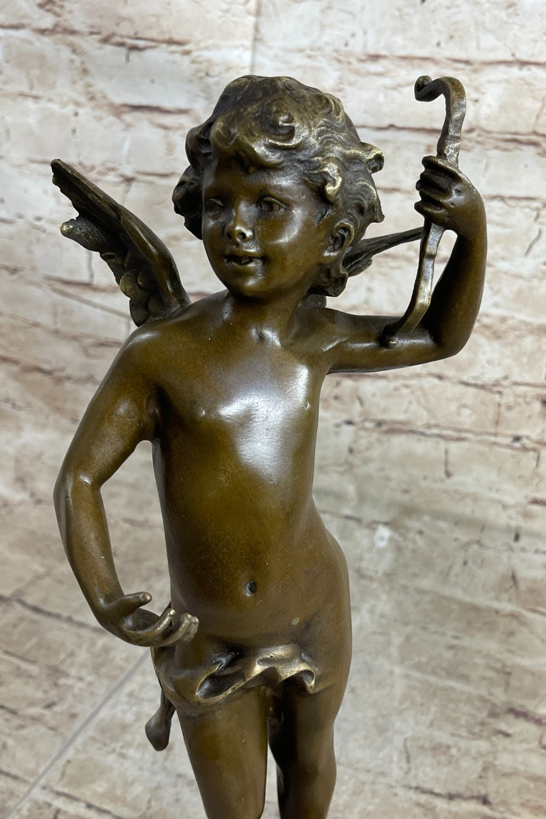 Signed: Moreau. Bronze Sculpture Nude Men Greek God Apollo Belvedere.