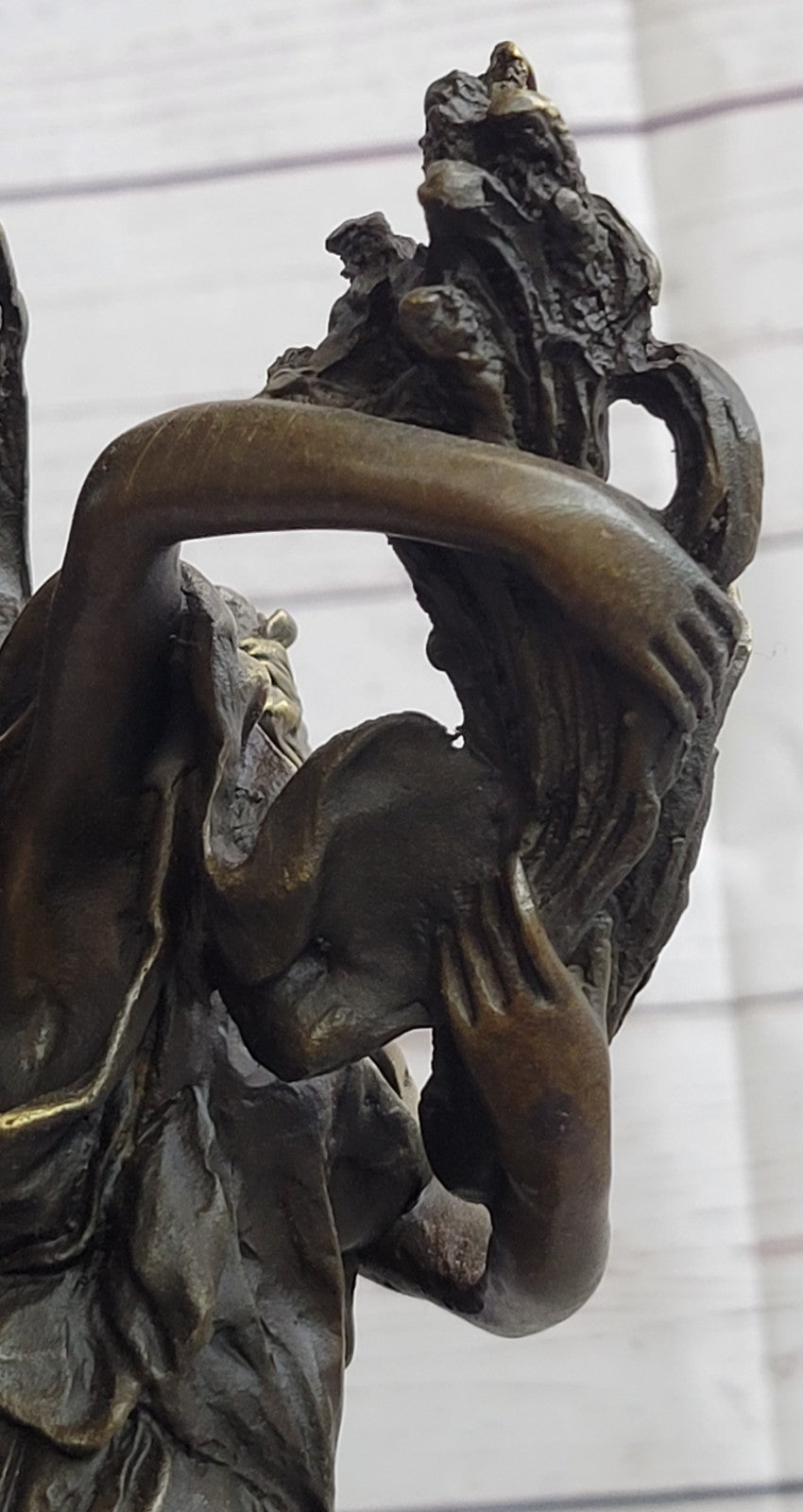 Mythical Greek Goddess of Harvest Bronze Statue, Handmade Sculpture Figurine, Vintage Decor