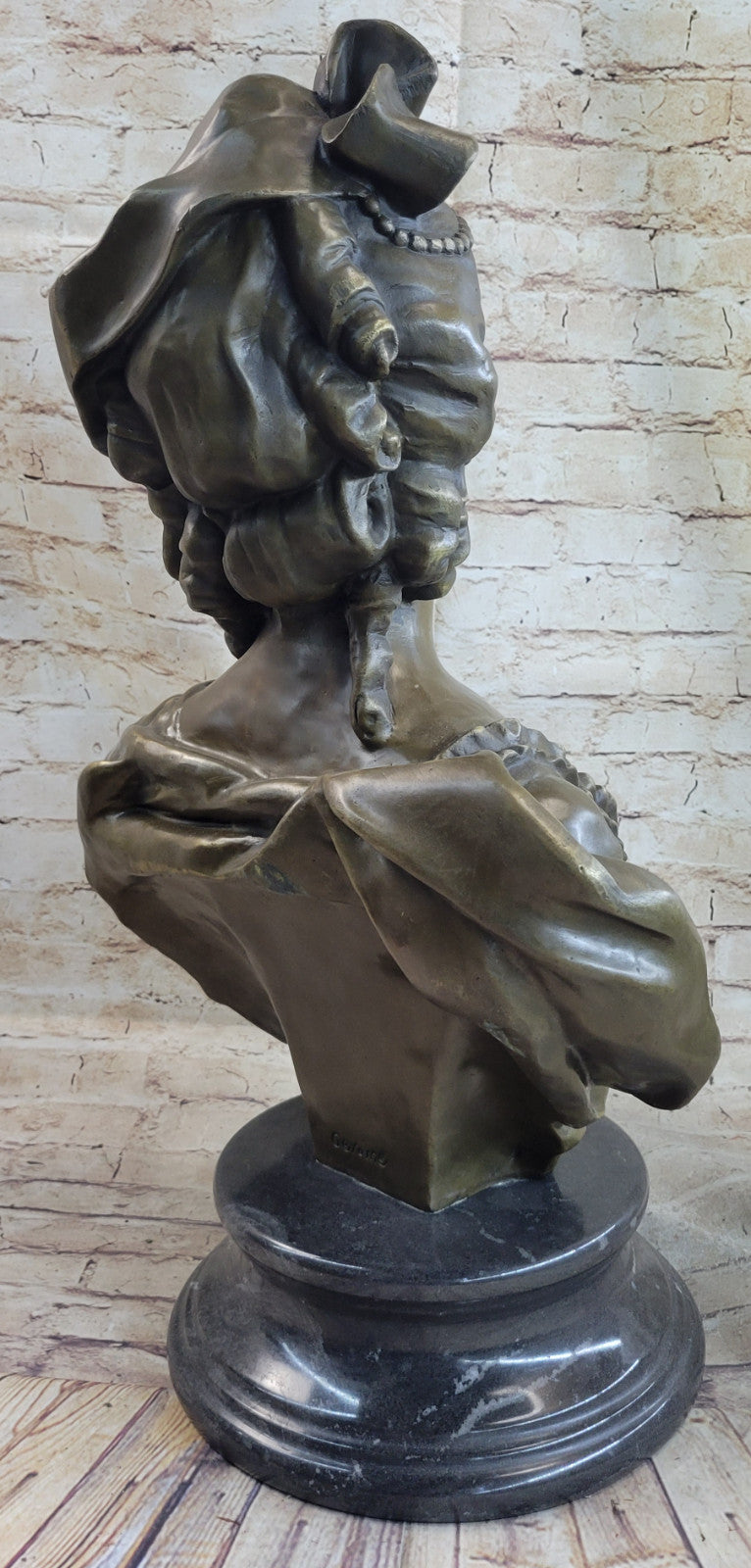 Vintage Oversized Parian Bust of Marie Antoinette after Gerome French Artist