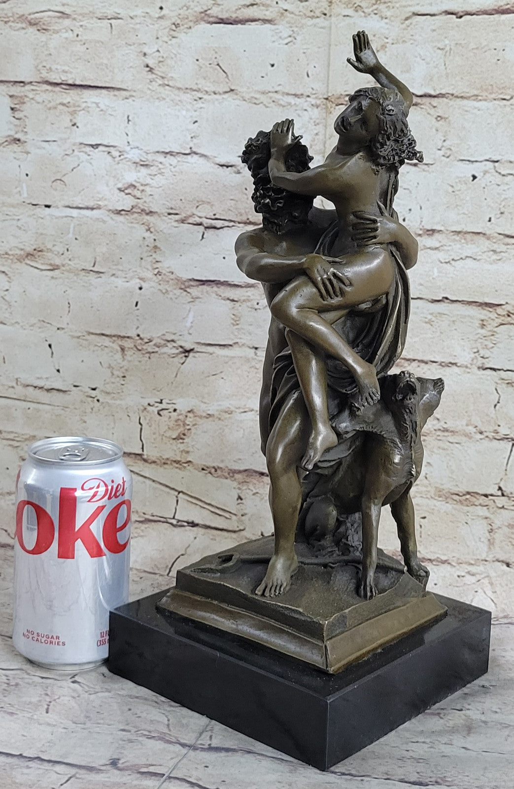 Handcrafted bronze sculpture SALE C & Persephone Hades, Of Classical