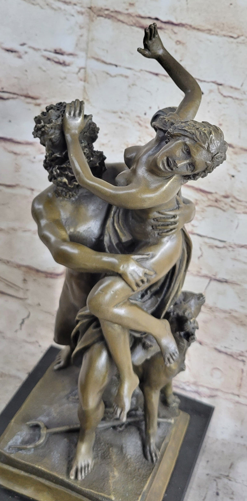 Handcrafted bronze sculpture SALE C & Persephone Hades, Of Classical