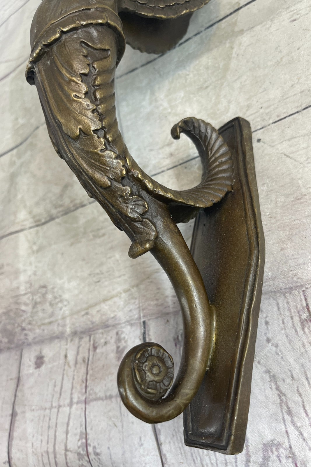 Art Deco Wall mount Sconce Angel Bronze Sculpture Classic Artwork Figurine Gift