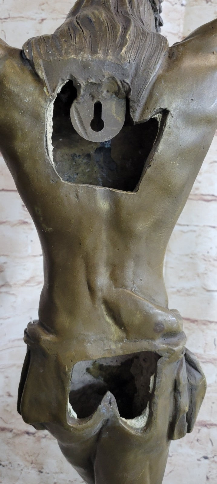 Jesus Christ Crucified  Heavenly 100% Bronze Statue Sculpture Figurine Lost Wax