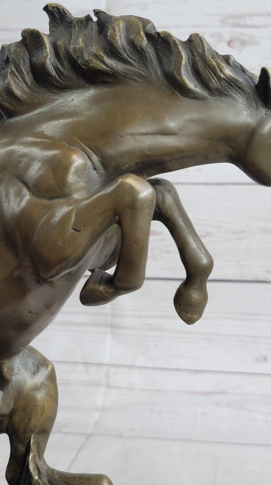 Père `S Papa Spéciale Cadeau Cheval Bronze Sculpture Fabriqué Par