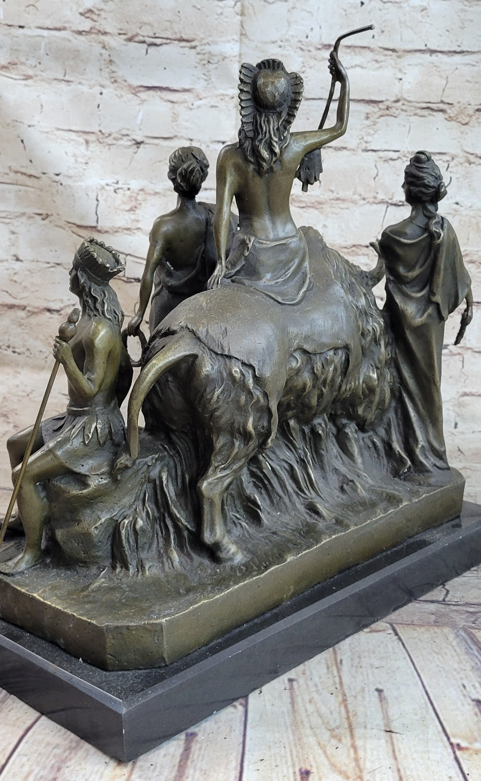 Handcrafted bronze sculpture SALE Surro Woman Nude Four Vitaleh Signed Original