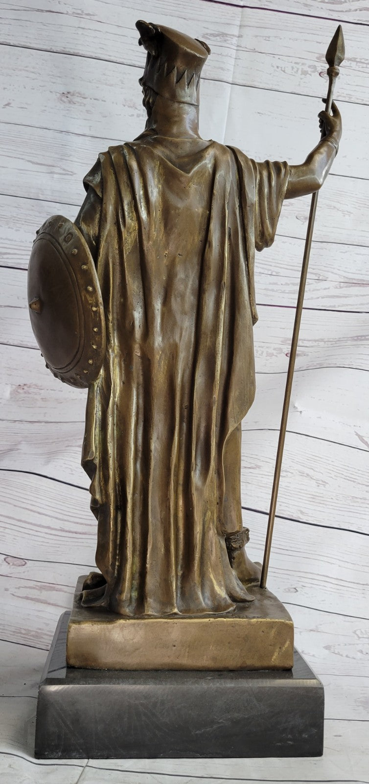 Handcrafted bronze sculpture SALE Warrior" Persia Of King Stunning 21" Tall Decor