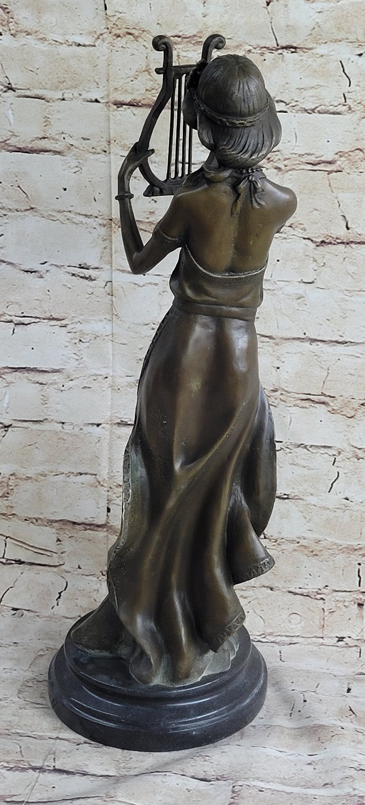 Signed Original Artwork by French Artist Jean Patoue 100% Solid Bronze Statue