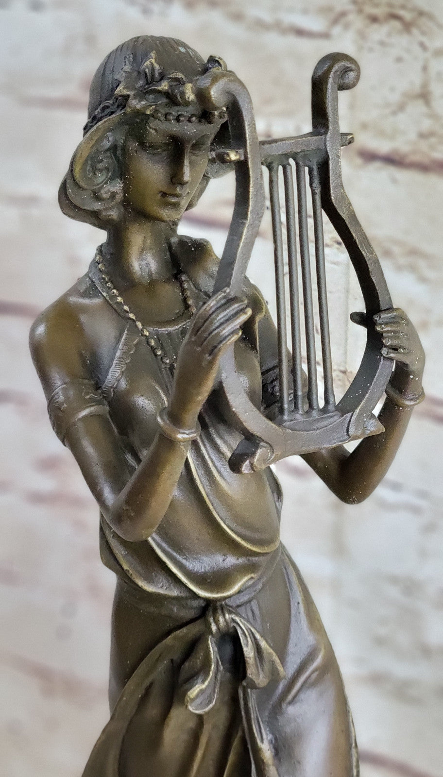 Signed Original Artwork by French Artist Jean Patoue 100% Solid Bronze Statue
