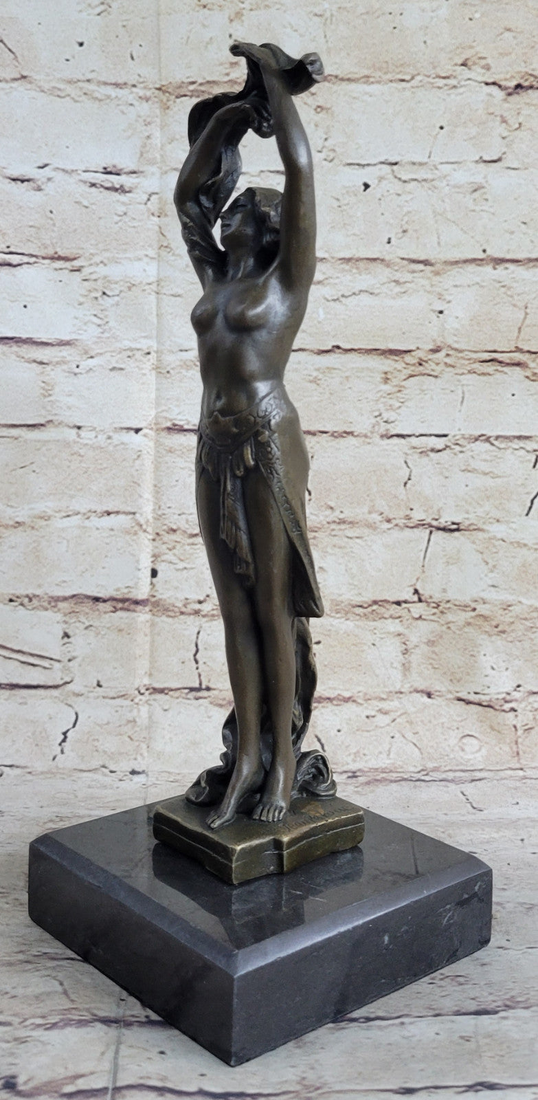 DANCER GYMNAST PURE BRONZE FIGURE STATUE DECORATIVE HOT CAST FIGURINE HOME DEAL