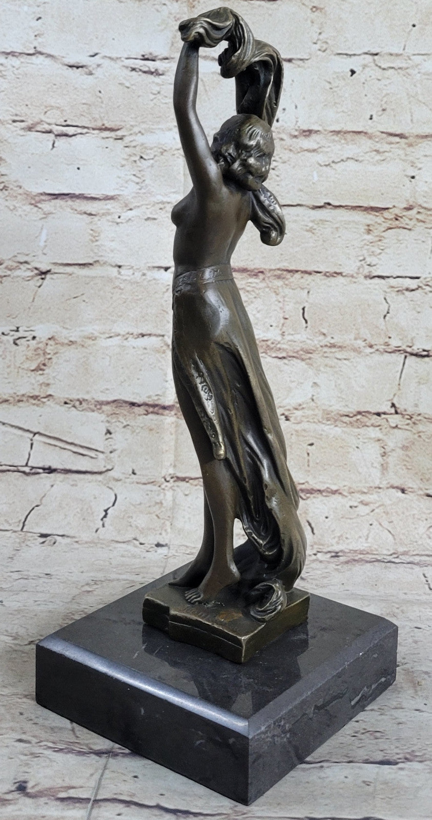 DANCER GYMNAST PURE BRONZE FIGURE STATUE DECORATIVE HOT CAST FIGURINE HOME DEAL