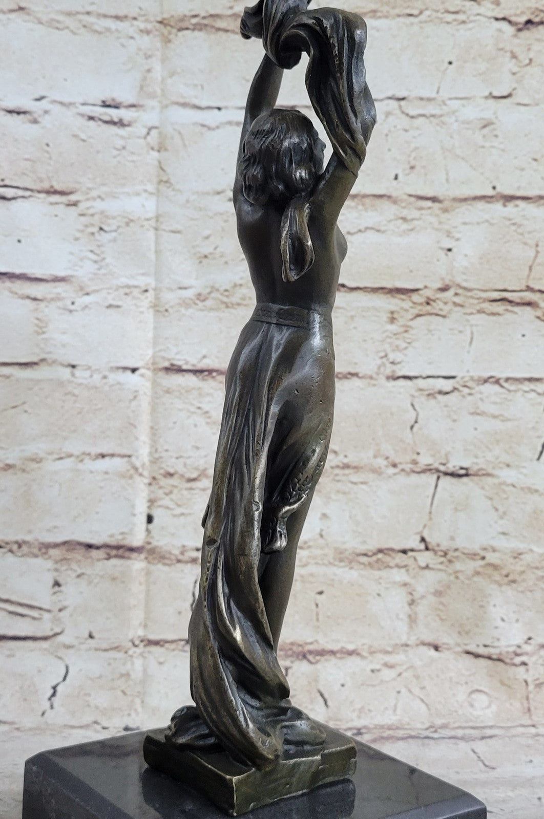 DANCER GYMNAST PURE BRONZE FIGURE STATUE DECORATIVE HOT CAST FIGURINE HOME DEAL