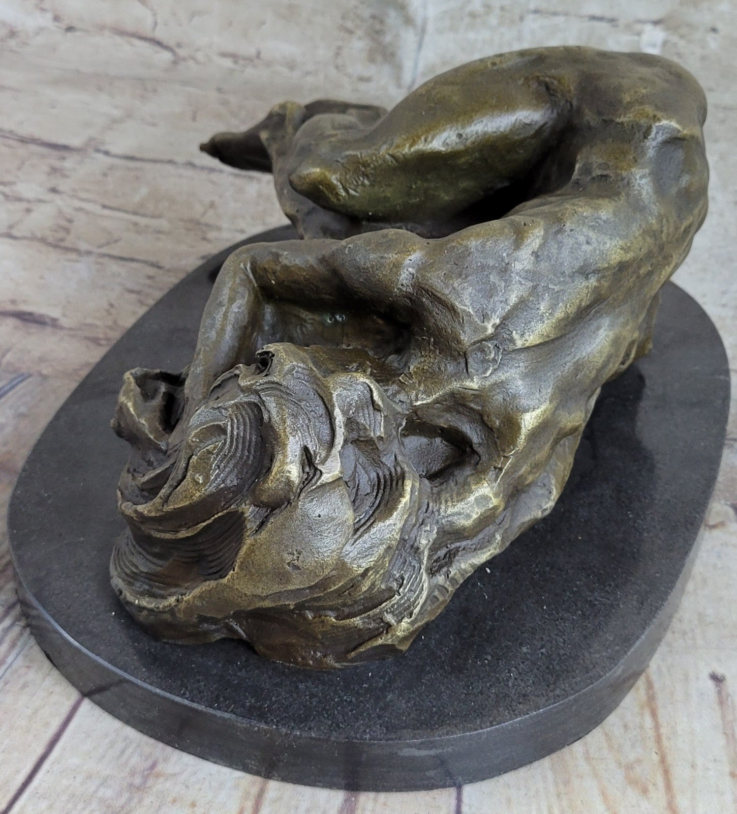 BRONZE NUDE WOMAN Girl Model Erotic Risque sculpture statue Figure Figurine